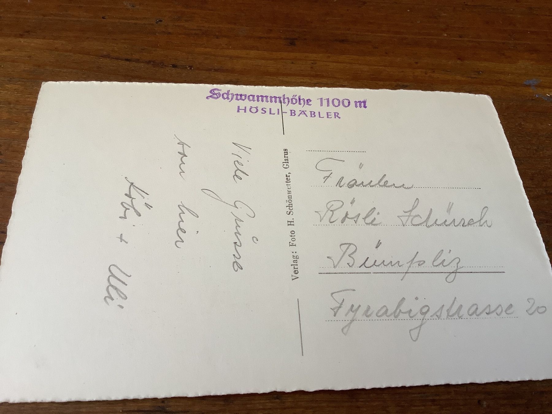 Ansichtskarten: Glärnischhütte – Gebraucht aus Flaach von Monisoldshop 1
