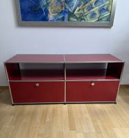 USM Haller Sideboard Lowboard / Regal – rot – Top Zustand