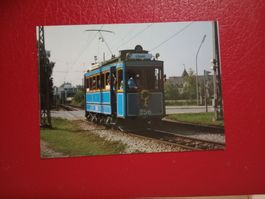 AK Tram Strassenbahn München Triebwagen in Grünwald