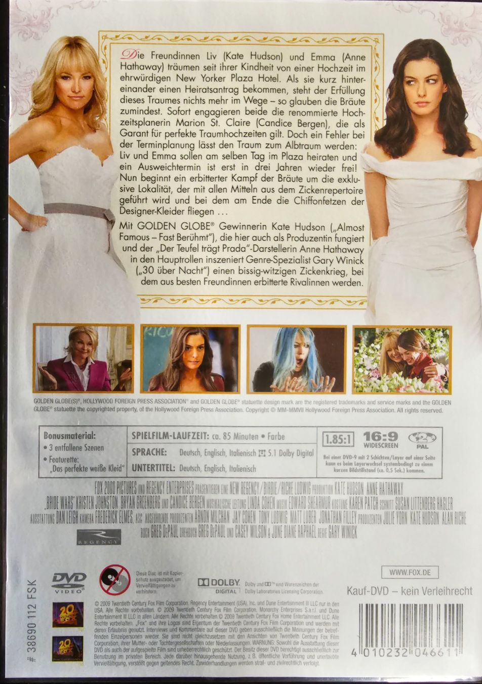 Tutti i DVDs: Bride Wars - Beste Freundinnen – Usato da Wahlen b. Laufen venduto da Cg10 1