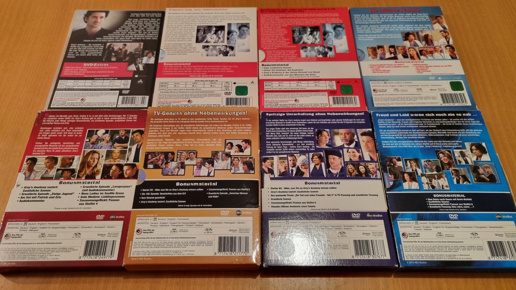 Tutti i DVDs: DVD: Grey's Anatomy - Staffeln – Usato da Ehrendingen venduto da Thomas_2 1