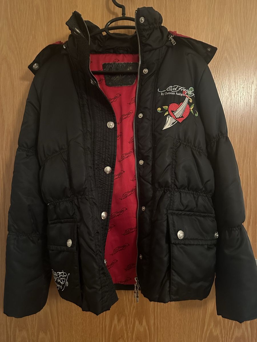 Ed Hardy Giacche: Ed Hardy Winter Jacke, schwarz, Grösse S – Usato da Neuenegg venduto da kar_smg9 8