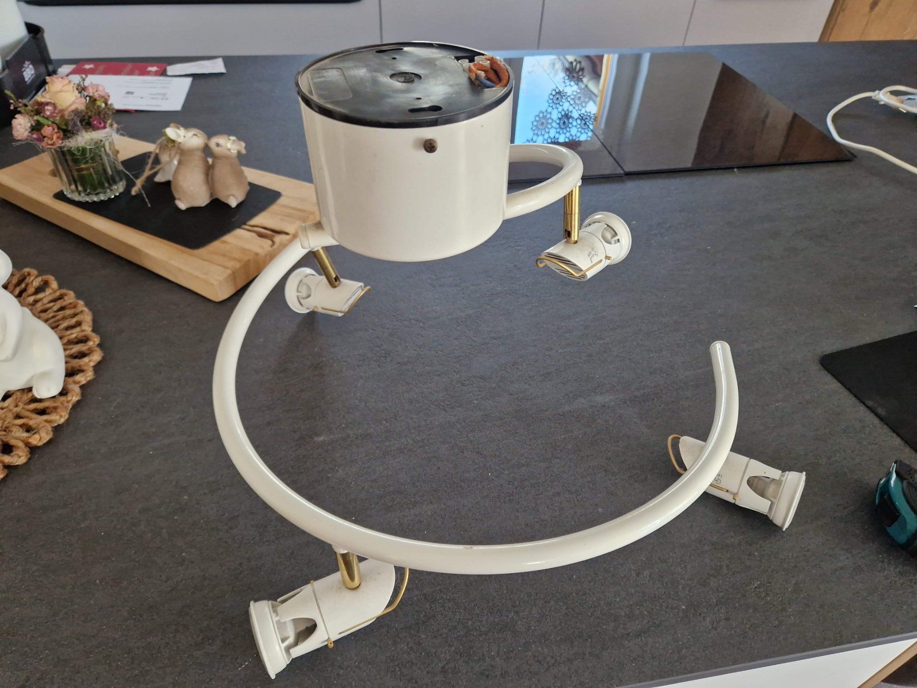 Lampadari & plafoniere: Deckenlampe Niedervolt 4 flammig rund – Usato da Aadorf venduto da Sundg 2