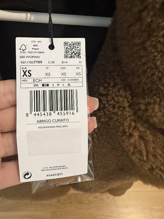 Cappotti: Mango Teddy Mantel Braun – Nuovo e nell'imballaggio originale da Wallisellen venduto da MaraG91 1