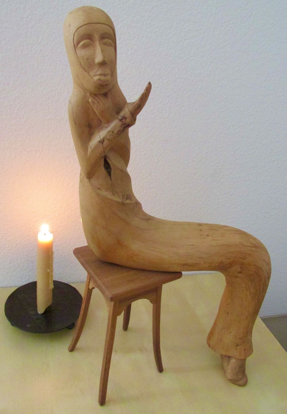 Statuette: handgeschnitzte Figur aus Holz – Usato da Winterthur venduto da mat_q5d5 2