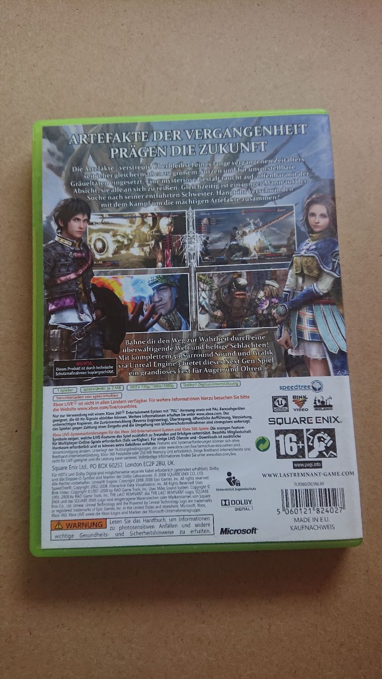 Jeux: The Last Remnant XBOX 360  – D'occasion à Chur par FreakofRarity 1