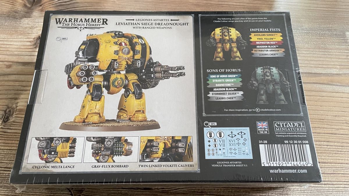 Figuren: Warhammer Leviathan Siege Dreadnought OVP – Neu und originalverpackt aus Hergiswil NW von  1