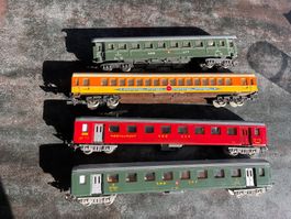 4 SBB Wagen Modellbahn Lima