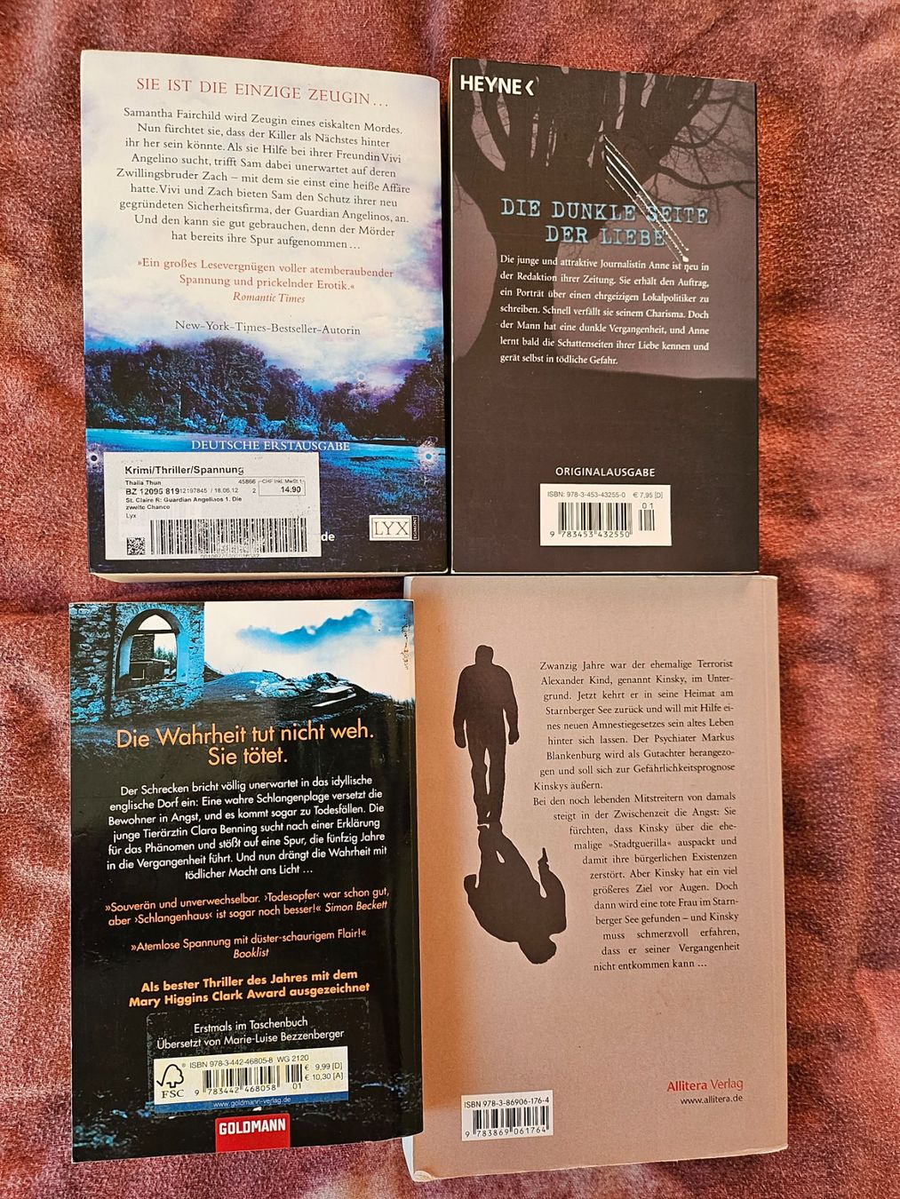 Bücher: Bücherpaket: Thriller – Gebraucht aus Thun von Shame 1