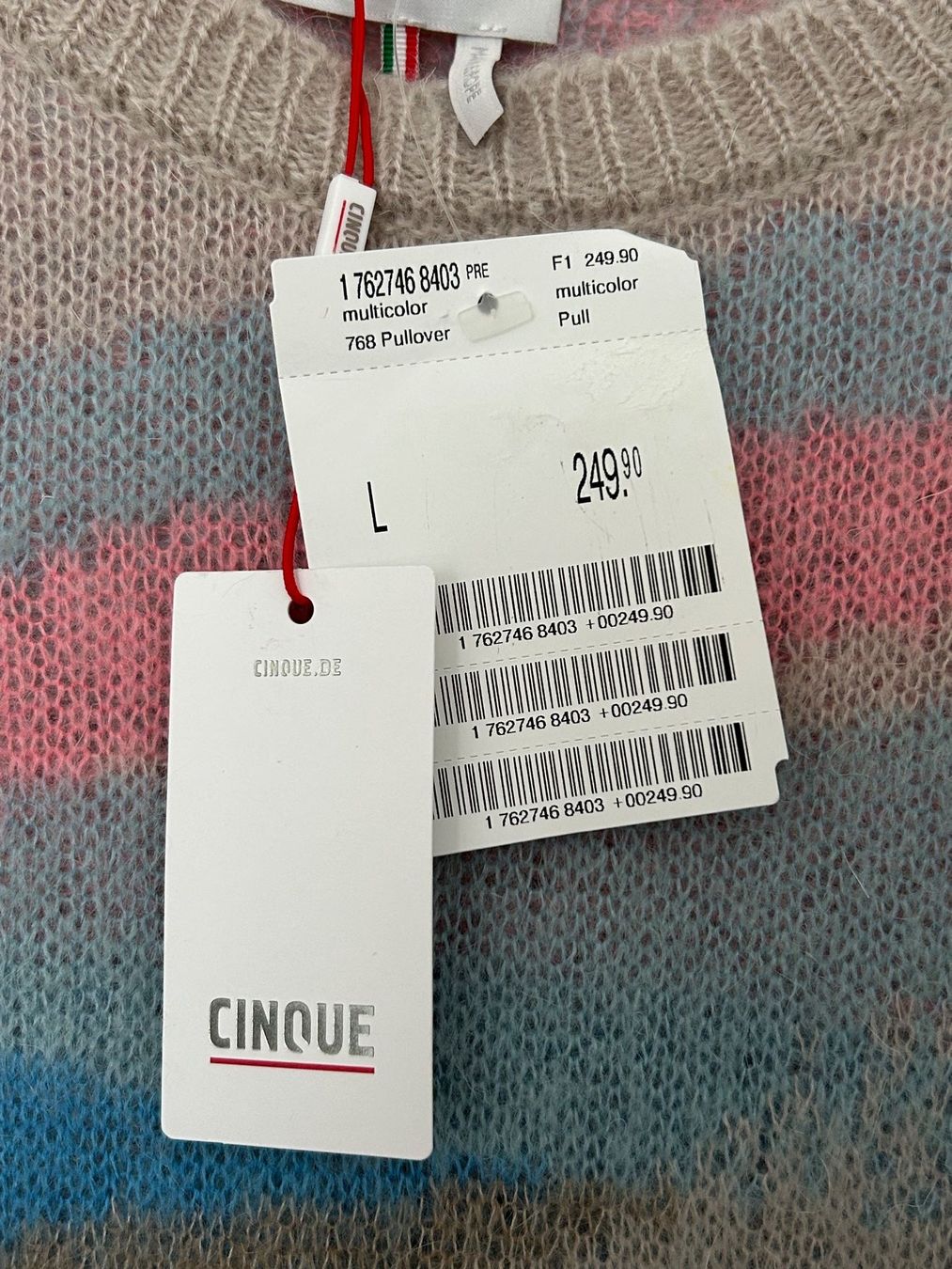 Cinque Maglioni & Felpe: Neue Cinque Strickpullover Gr.L-Kuschelig, 27%Mohair – Nuovo e nell'imballaggio originale da Horn venduto da Resvi 2