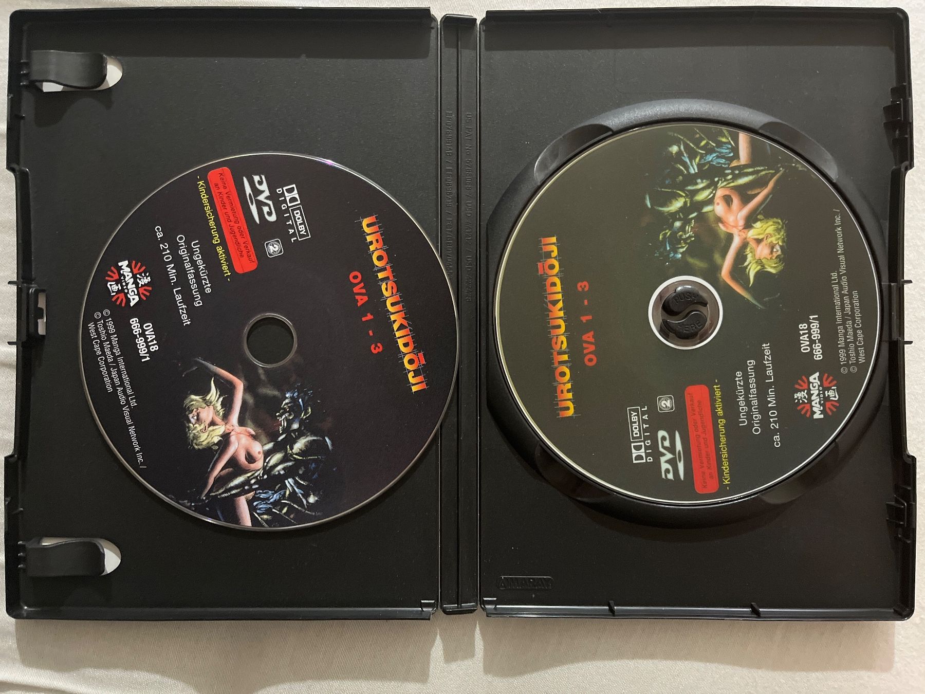 Tutti i DVDs: Urotsukidojl 1 + 2 OVA – Usato da Basel venduto da patku79 2