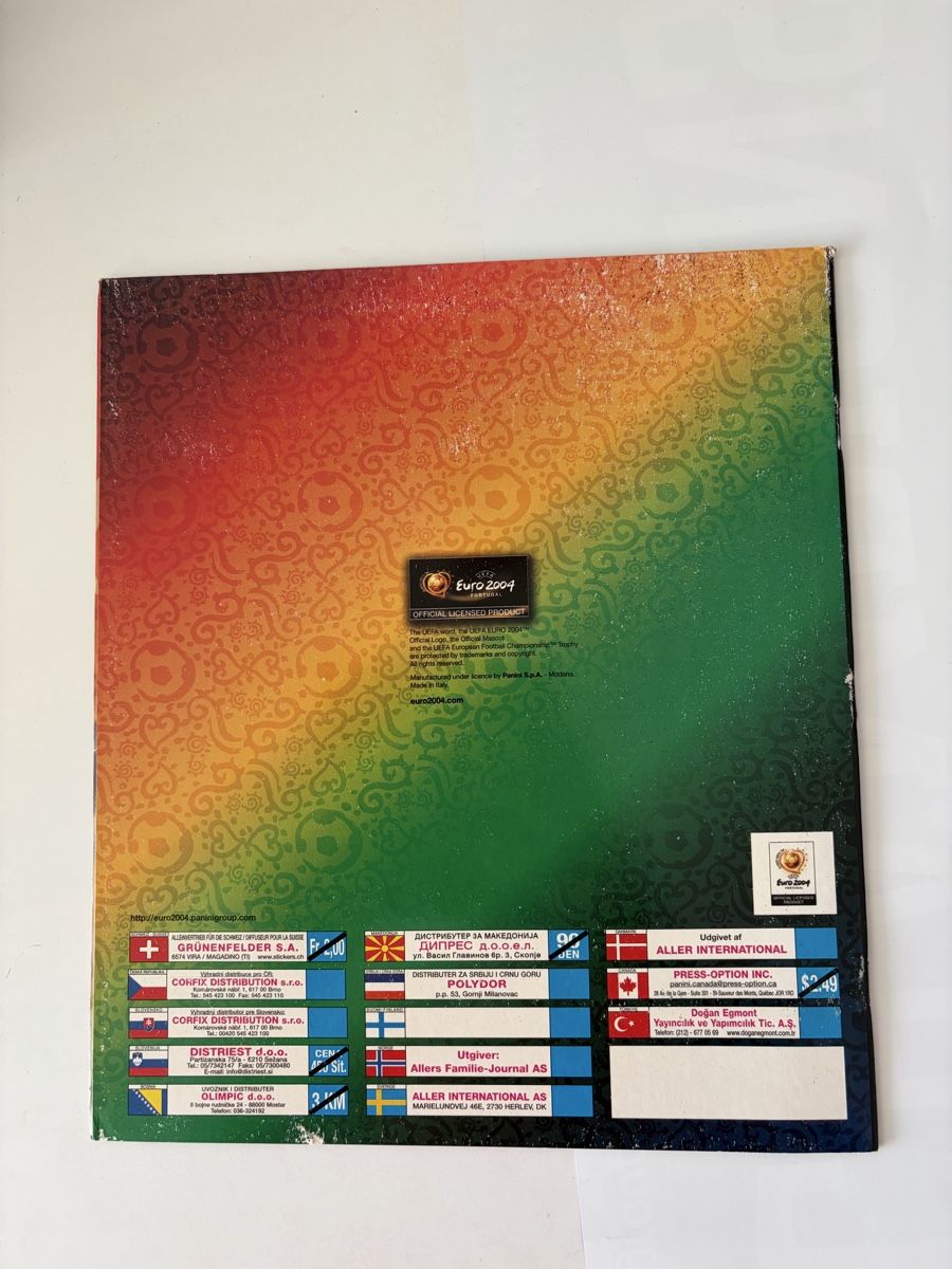 Panini Album: Album panini 2004 vide/leer – Usato da Treyvaux venduto da goali1fcea 1