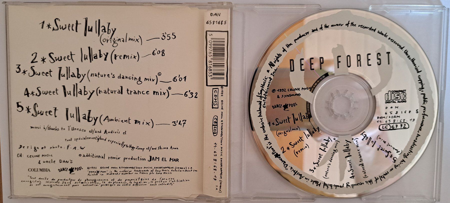 CD: Deep Forest - Sweet Lullaby – Usato da Tenniken venduto da mik_6mxg 5