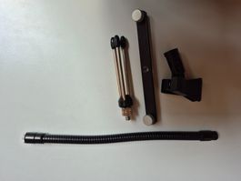Mikrophon-Stativ mit Schwanenhals