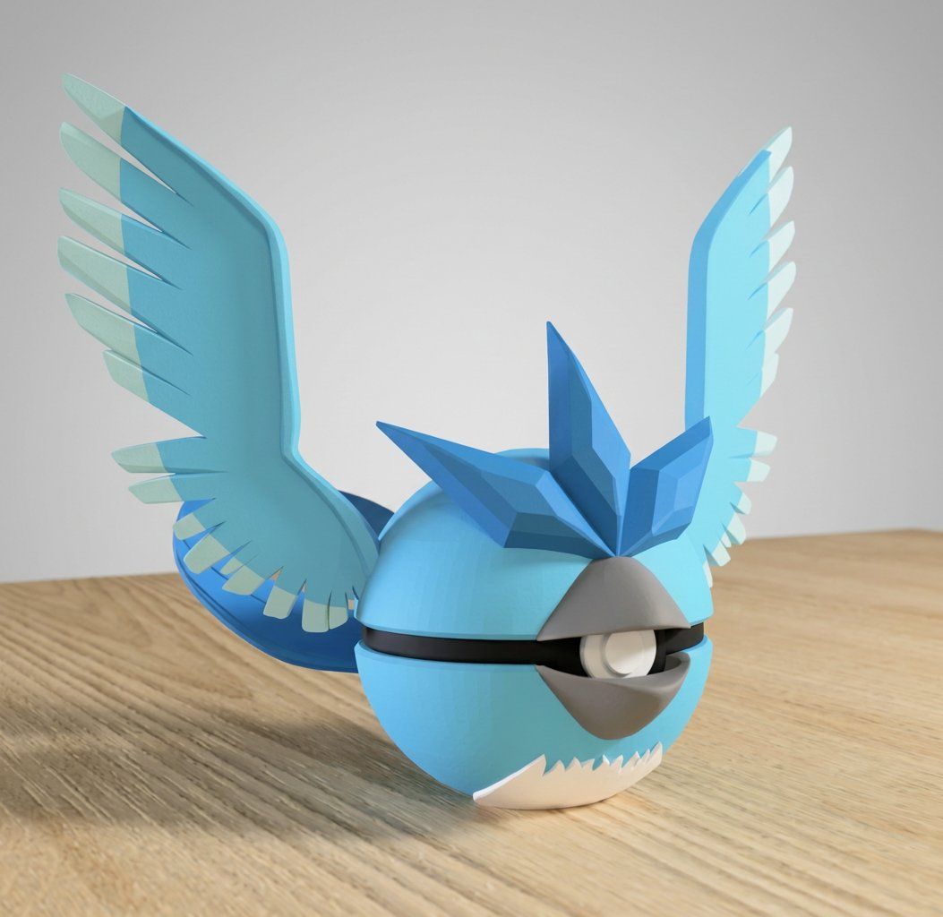 Statuette: Pokeball Articuno - 3D Printed – Nuovo (secondo la descrizione) da Ligornetto venduto da Nero_Forma_3D