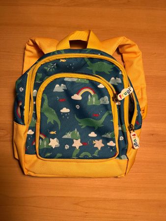 Kinder Rucksack Frugi Dinosaurier Motiv neu