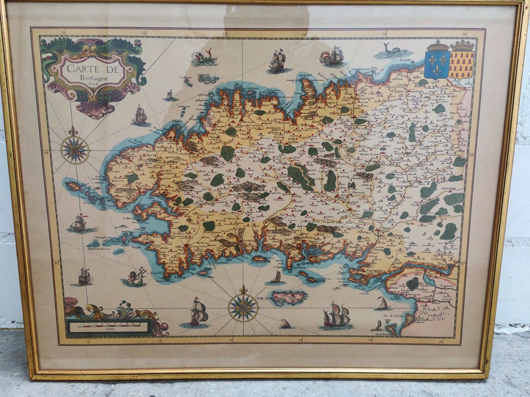 Cartine & Atlanti: Karte Bretagne 1642 – Usato da Hindelbank venduto da Fux_Renato