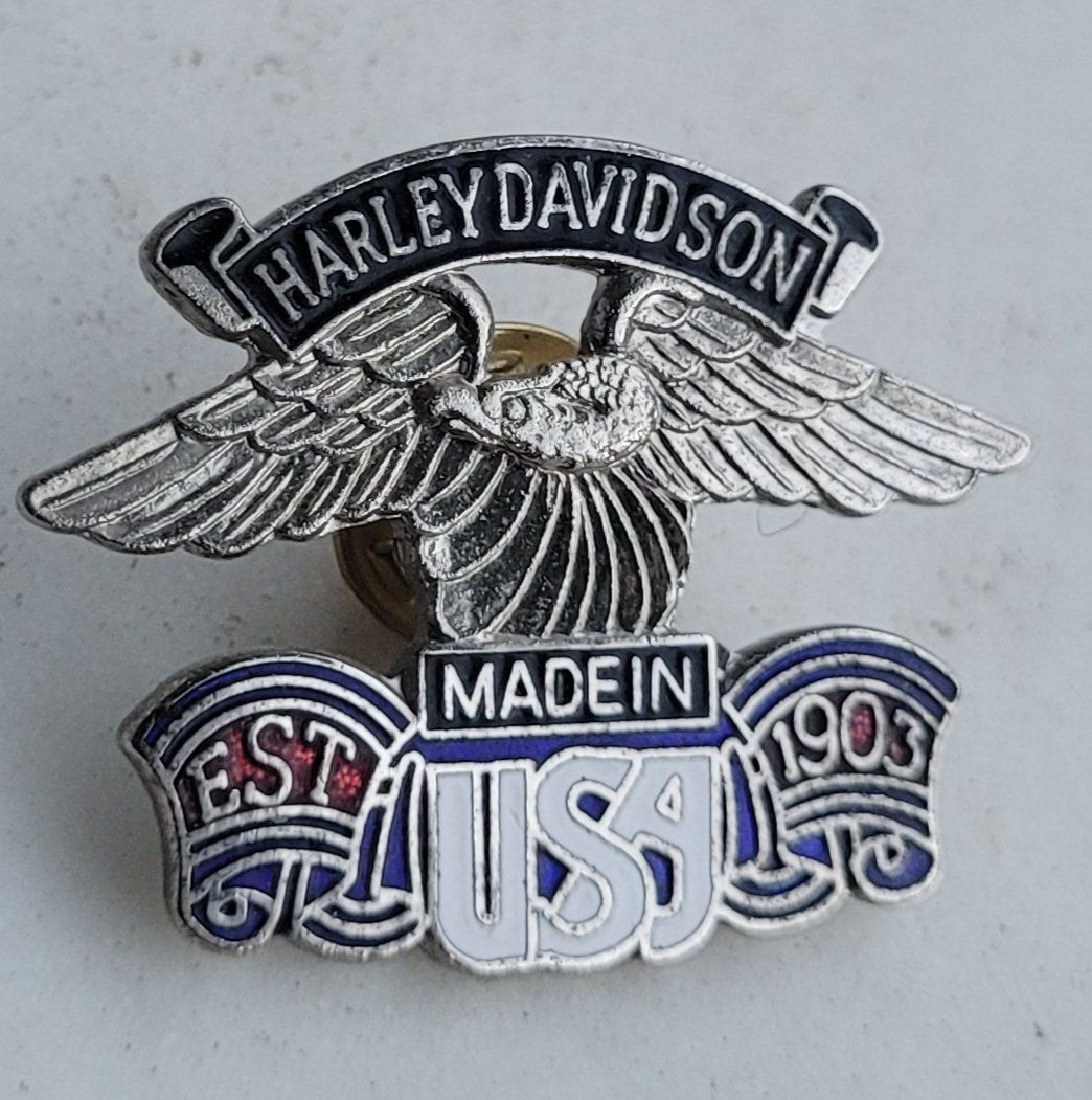 Harley-Davidson Placchette & Badge: Pin Harley Davidson USA – Usato da Rorschach venduto da gloeggli1980