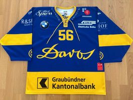 ORIGINAL HC DAVOS # 56 D. WIESER TRIKOT 2016/17 HCD XL