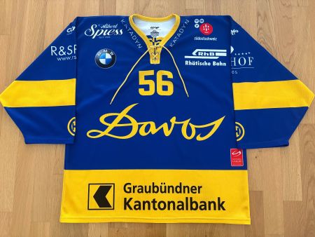 ORIGINAL HC DAVOS # 56 D. WIESER TRIKOT 2016/17 HCD XL