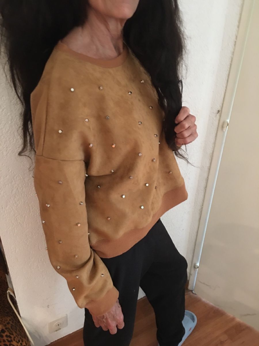 Giacche: Stylischer Damenpullover mit Strasssteinen - Größe S – Nuovo (secondo la descrizione) da Le Grand-Saconnex venduto da christianbmarx 1