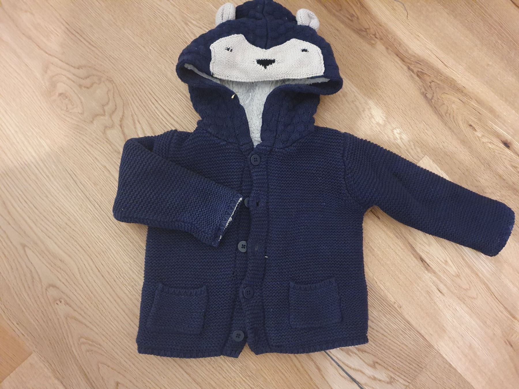 Giacche & Cappotti: Gefütterte Strickjacke Gr. 74 – Usato da Klosters venduto da an14
