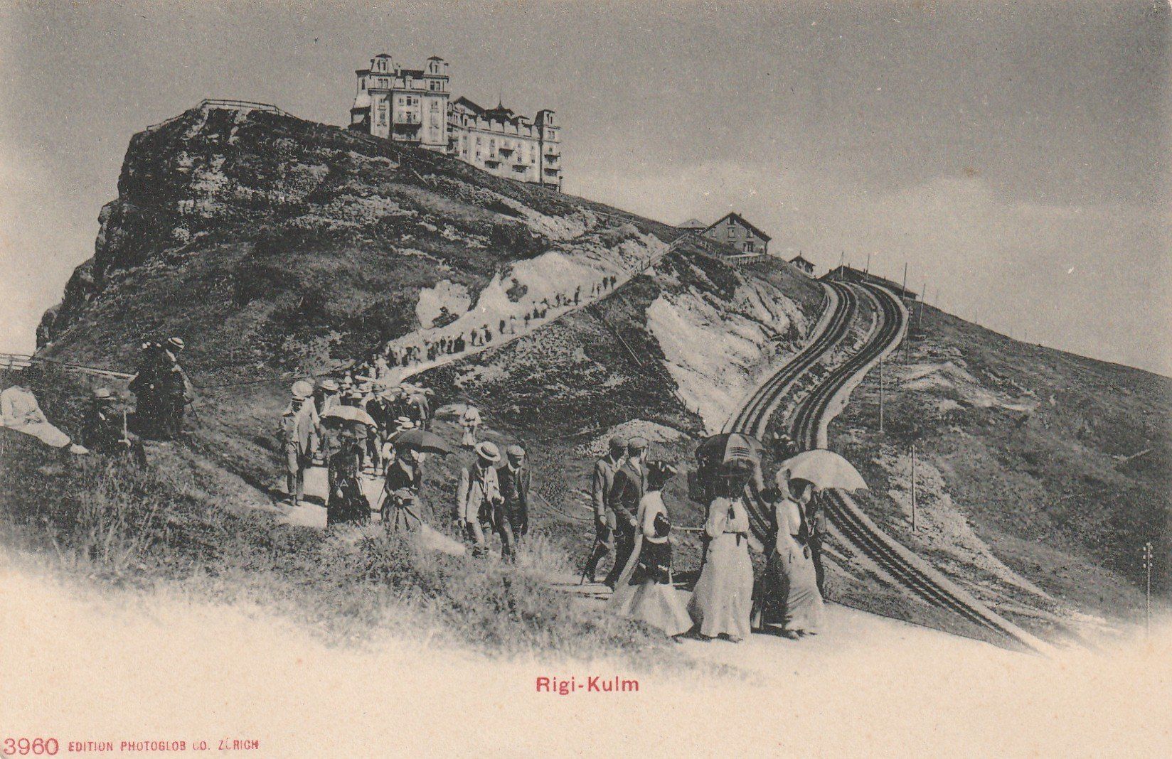 Cartes postales: Rigi Kulm belebt – D'occasion à Rorschacherberg par fratovi2