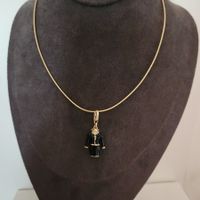 750 Karat Gold Anhänger Designer Rosato Emaille OHNE KETTE