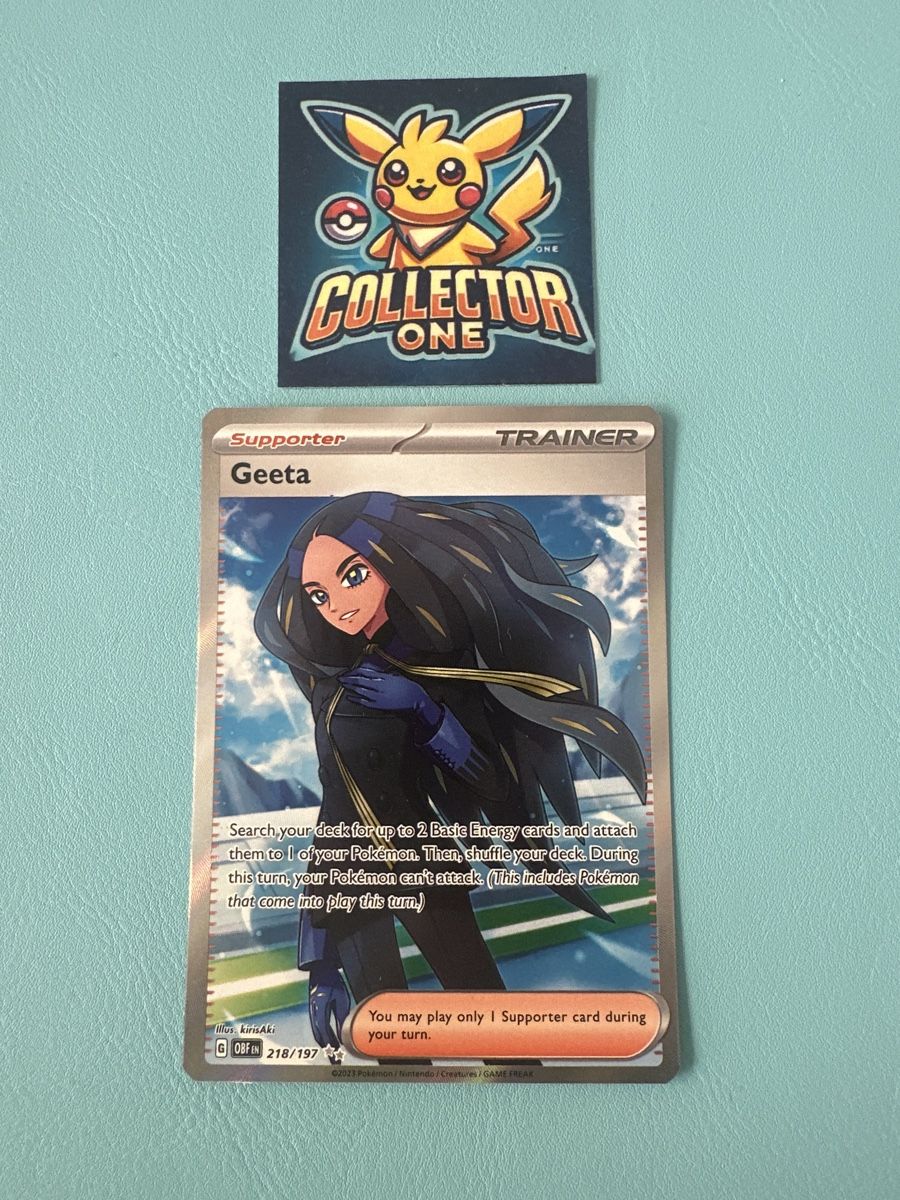 Pokémon Carte collezionabili: Pokemon Geeta Trainer mega schön Selten wunderschön – Nuovo (secondo la descrizione) da Lommiswil venduto da CollectorOne