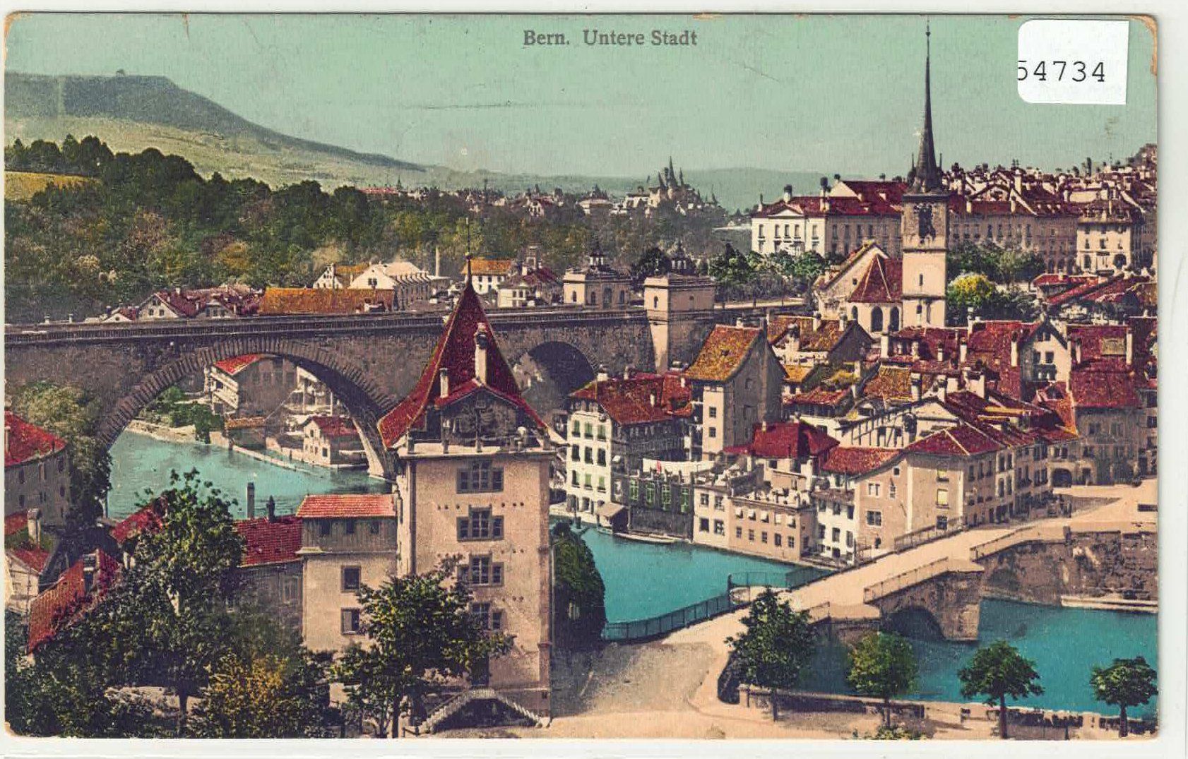 Cartoline postali: Bern - Untere Stadt - Litho – Usato da Ettingen venduto da Kartenplanet