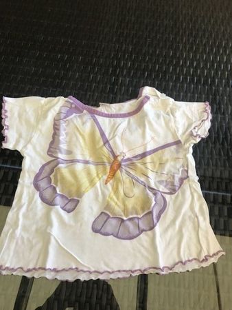 Baby Mädchen T-Shirt mit Schmetterling 92