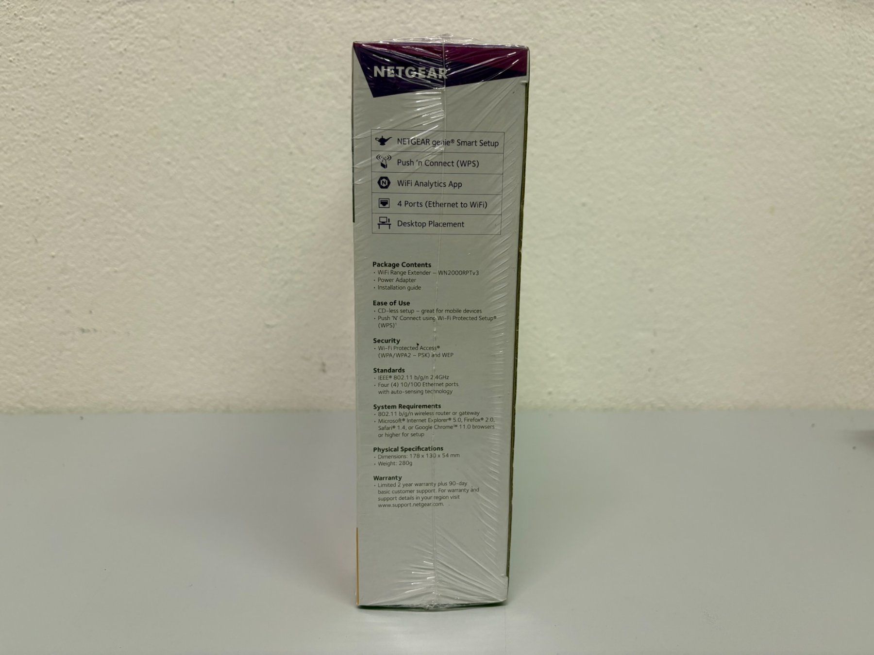 Netgear WiFi: Netgear Wifi Range Extender WN2000RPT – Nuovo e nell'imballaggio originale da Hochdorf venduto da av-electronics 2