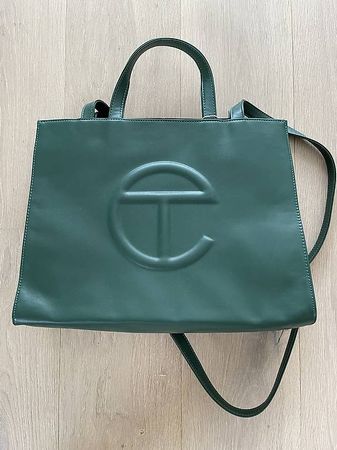 Telfar Shopping Bag Medium, Forest Green, Neu mit Etikett!