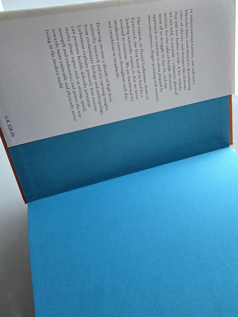 Libri: Exercised. Book in English. Author: Daniel Lieberman – Usato da Zermatt venduto da MrsMrRabbit 4