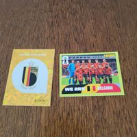 Panini26 Belgien Wappen und Mannschaft