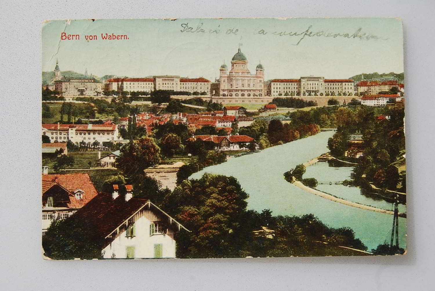 Cartoline postali: AK Bern von Wabern 1908 – Usato da Rüfenacht BE venduto da Toro06