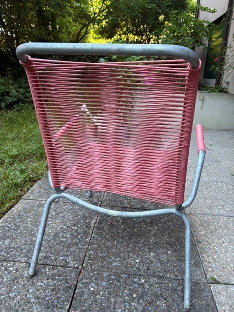 Chaises: 2 Altorfer Lounge Stühle + 1 Hocker  /Spaghetti Stuhl Embru – D'occasion à Zürich par Kurland1 1