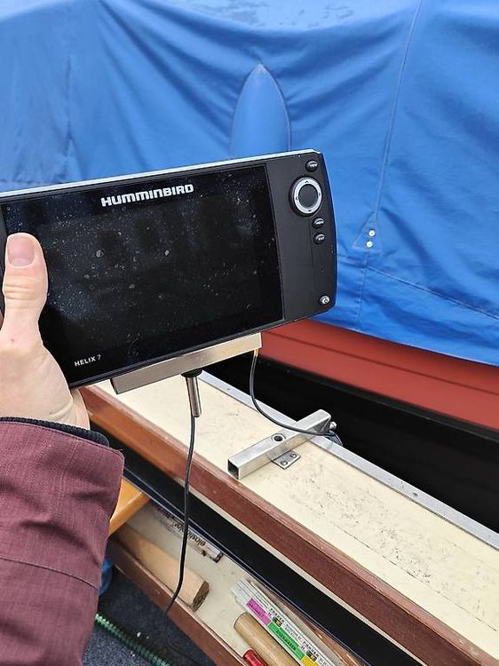 Echolot Boot Halterung Fischfinder Halterung Alumin Produktbild-Vorschau 4