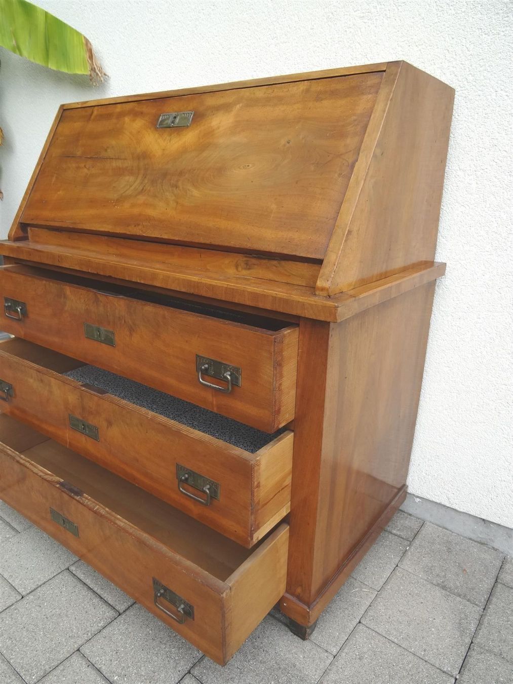 Cassettiere: Biedermeier Aufsatz-Schreibkommode antik – Usato da Walzenhausen venduto da Hoppala79 2