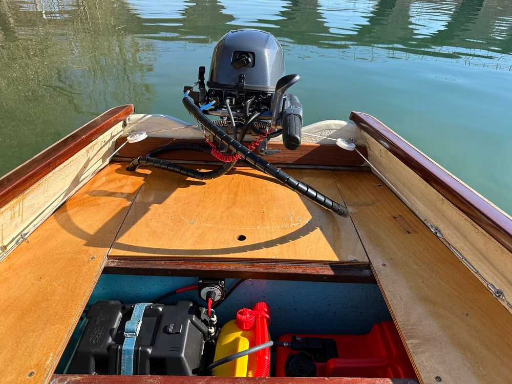 Motorboot Hensa Combi Bootsplatz Aare Mahagoni (Gebraucht) in Uettligen ...