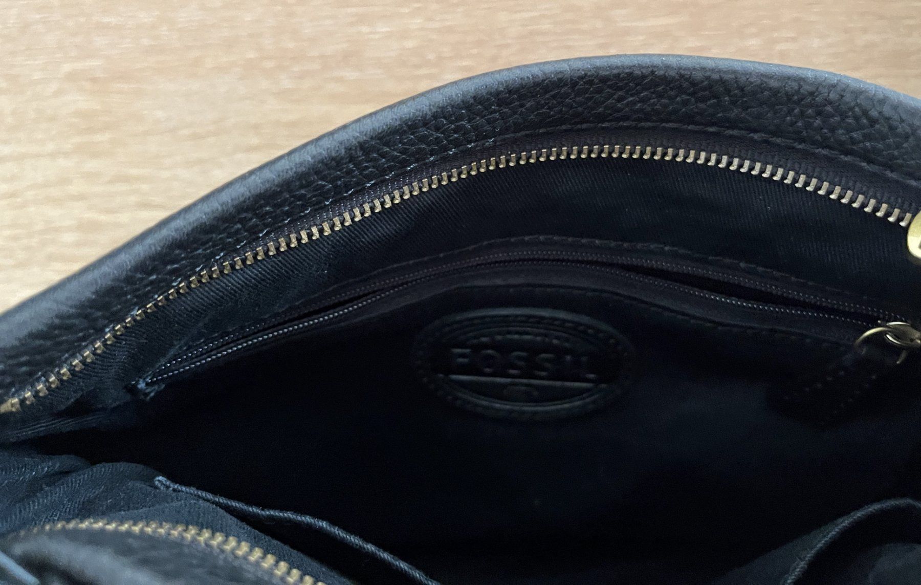 Fossil Borse da donna: Fossil Damen Handtasche Schwarz Leder – Usato da Dornach venduto da Deco89 4