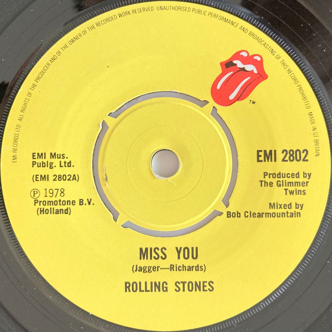 Dischi in vinile: ROLLING STONES - MISS YOU – Usato da Bottens venduto da hotter-than-hell 2