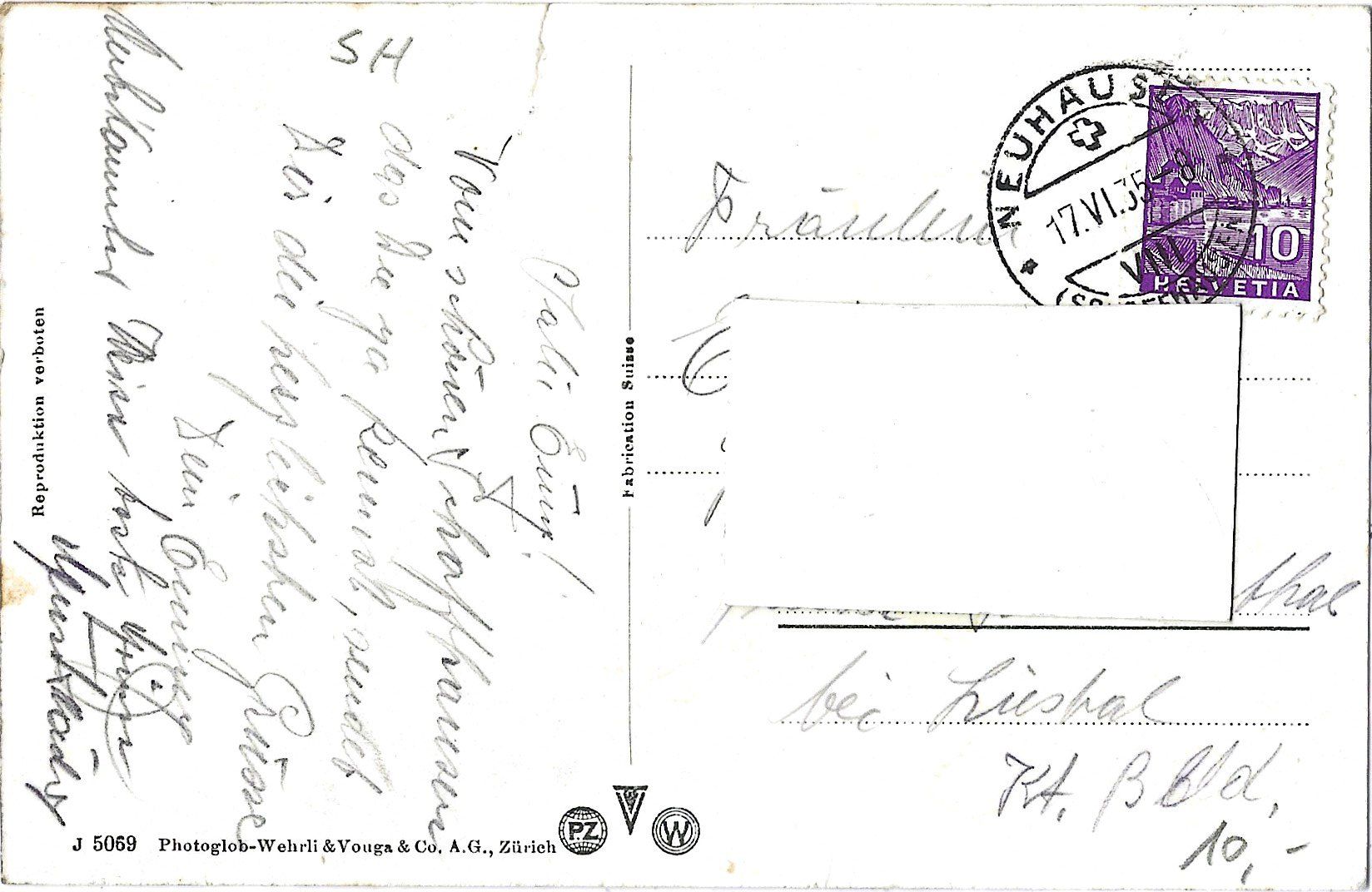 Ansichtskarten: Rheinfall – Gebraucht aus Bütschwil von Jackson1A 1