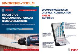 Bosch B.-Stein-Bohrer-Robust Line-Set 4-teilig. CYL-9 Multi
