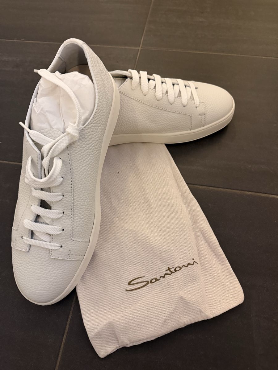 Santoni Chaussures hommes: Santoni Sneaker Leder – Neuf avec emballage d'origine à Oberwil b. Zug par eli_q5dp