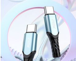 1Meter 240W USB C zu USB C Geflocht Kabel 48V 5A  PD 3.1 QC
