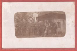 Kleinlützel Grenze - Zöllner oder Militär - Fotokarte 1915