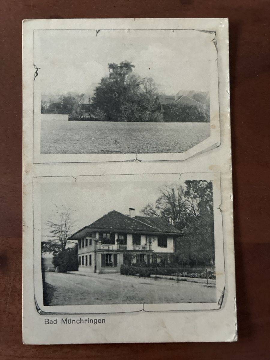 Cartoline postali: Ansichtskarte Schweiz von Bad Münchringen BE – Usato da Oftringen venduto da Cla.vD.74
