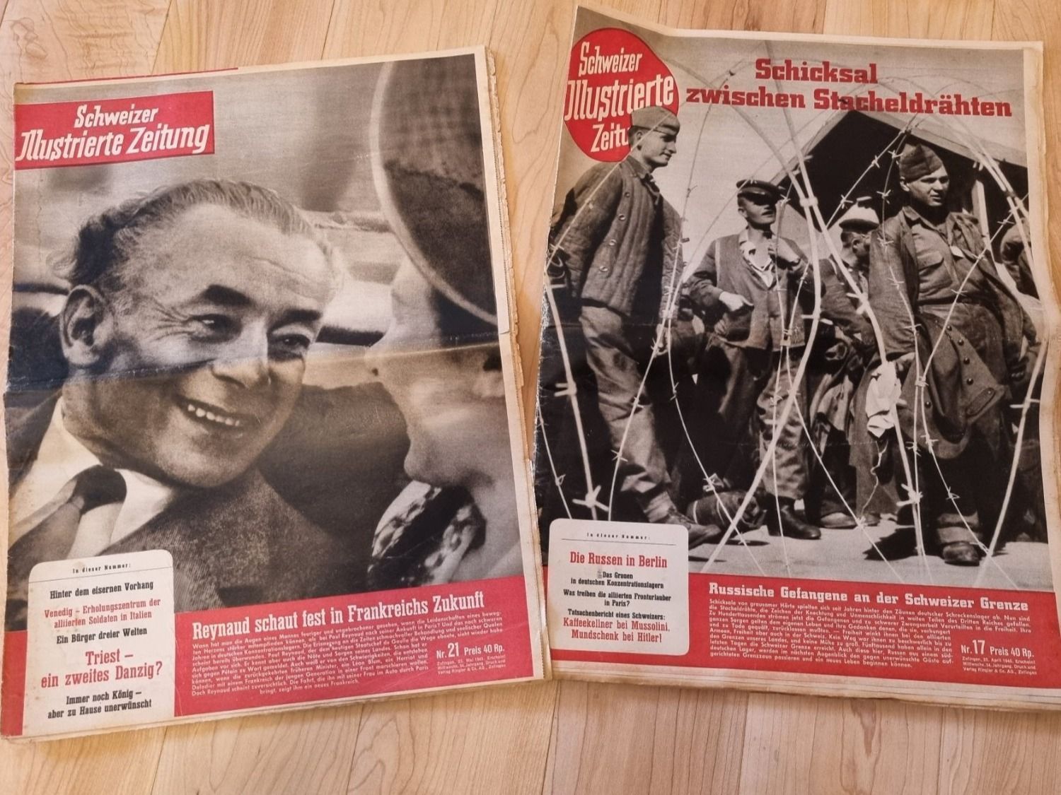 Zeitschriften & Magazine: schweizer Illustrierte 1945 – Gebraucht aus Oberägeri von Calimero048