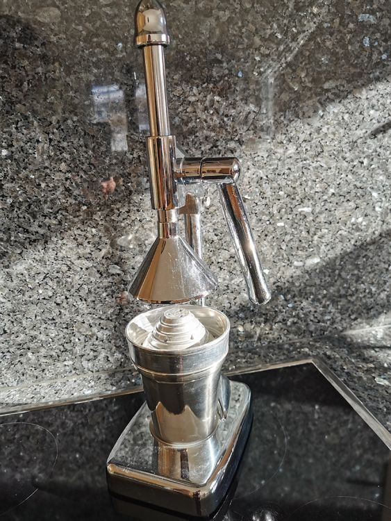 KESOTO Handentsafter Aus Edelstahl - Kompakte Saftpresse Für Kleine Küchen